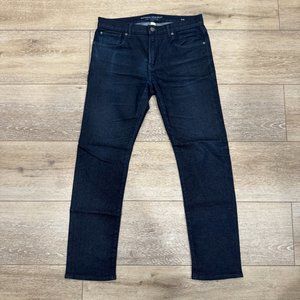 Banana Republic Slim-Fit Traveler Jeans (Dark Blue)